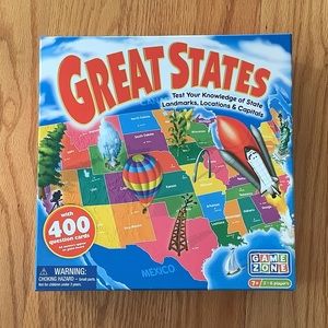 Game Zone Great States Geography Board Game